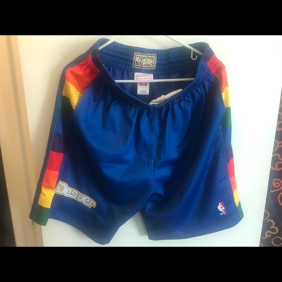denver nuggets mitchell and ness shorts